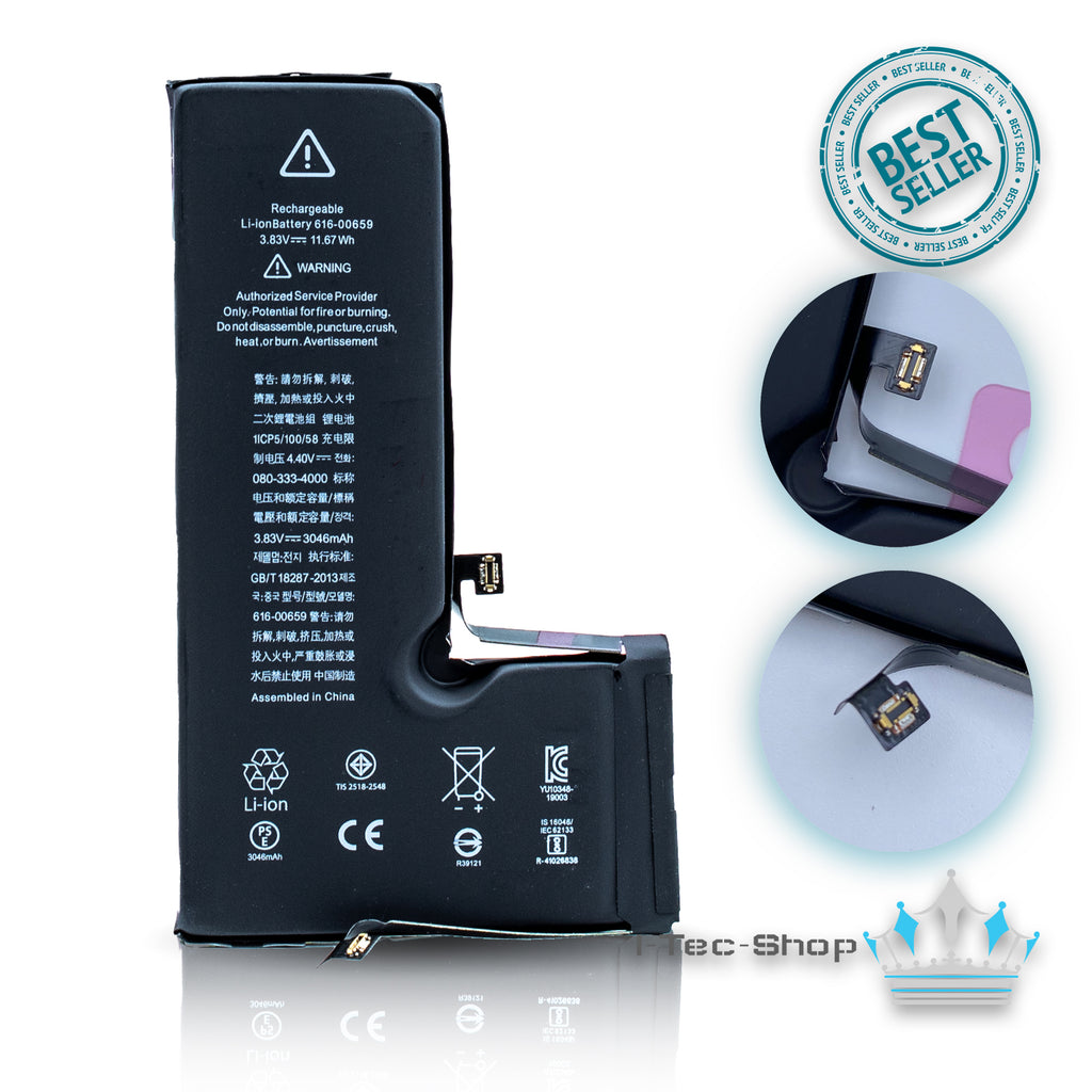 Ersatz Akku für Original iPhone 11 Pro mit Klebepads - 3046mAh Batteri –  I-Tec-Shop