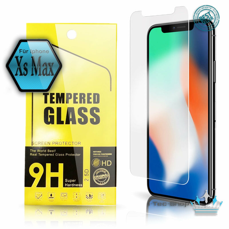 iPhone Xs Max Display Schutzglas 9H